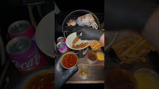Poulet Frit Halal Chicken Drive food manger asmr poulet degustation