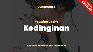 Fauziah Latiff - Kedinginan | Karaoke - Lirik - Instrumental