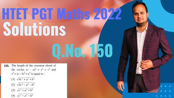 HTET PGT L3 MATHS Exam 2022 Solutions #htet #htet2022 #soc