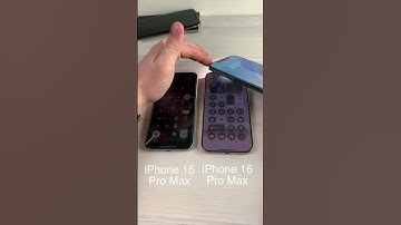 iPhone 16 vs 15 Pro Max 📱💡 Screen Brightness Battle! Wait Until the End! #iPhone16 #15ProMax #Tech