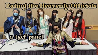 Rating the Heavenly Officials with Pei Ming ~ a TGCF panel