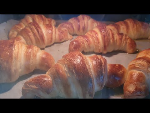 Easy Homemade Croissants with 18 layers of paper-thin