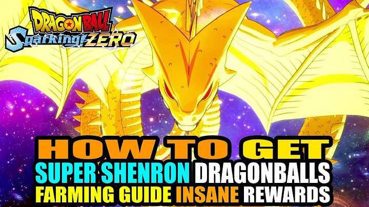 Dragon Ball Sparking Zero How to get Super Shenron Balls Unlock The best Characters & Level up Fast