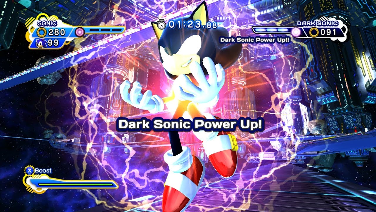 Dark Sonic Render:He is a master of the dark! by SonicOnBox on