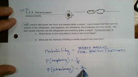 CPM CC2 Section 1.2.1 #1-56 (Probability)