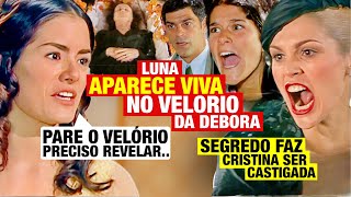 ALMA GÊMEA - Luna APPEARS ALIVE at Débora's funeral and reveals secret to Serena!