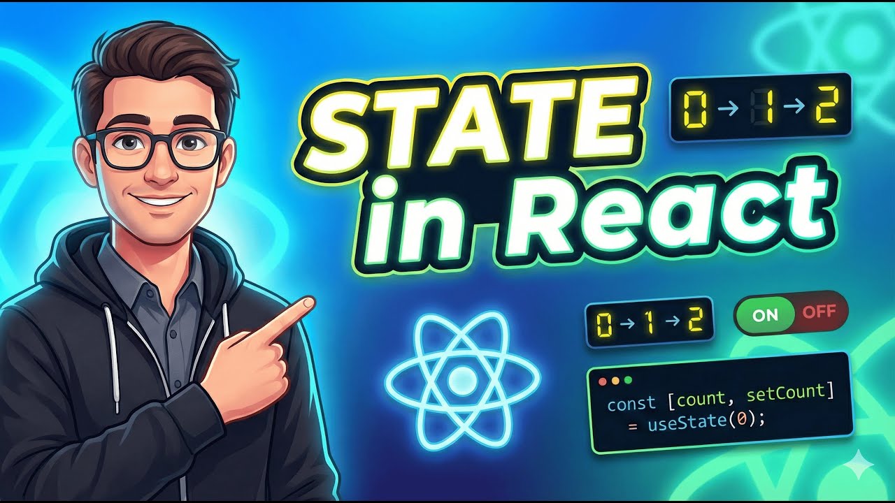 State in React | ReactJS Tutorial | Clamden - YouTube