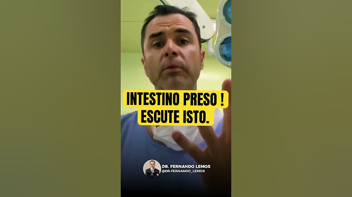 INTESTINO PRESO ! Constipação Intestinal. Dr.Fernando Lemos - Coloproctologista