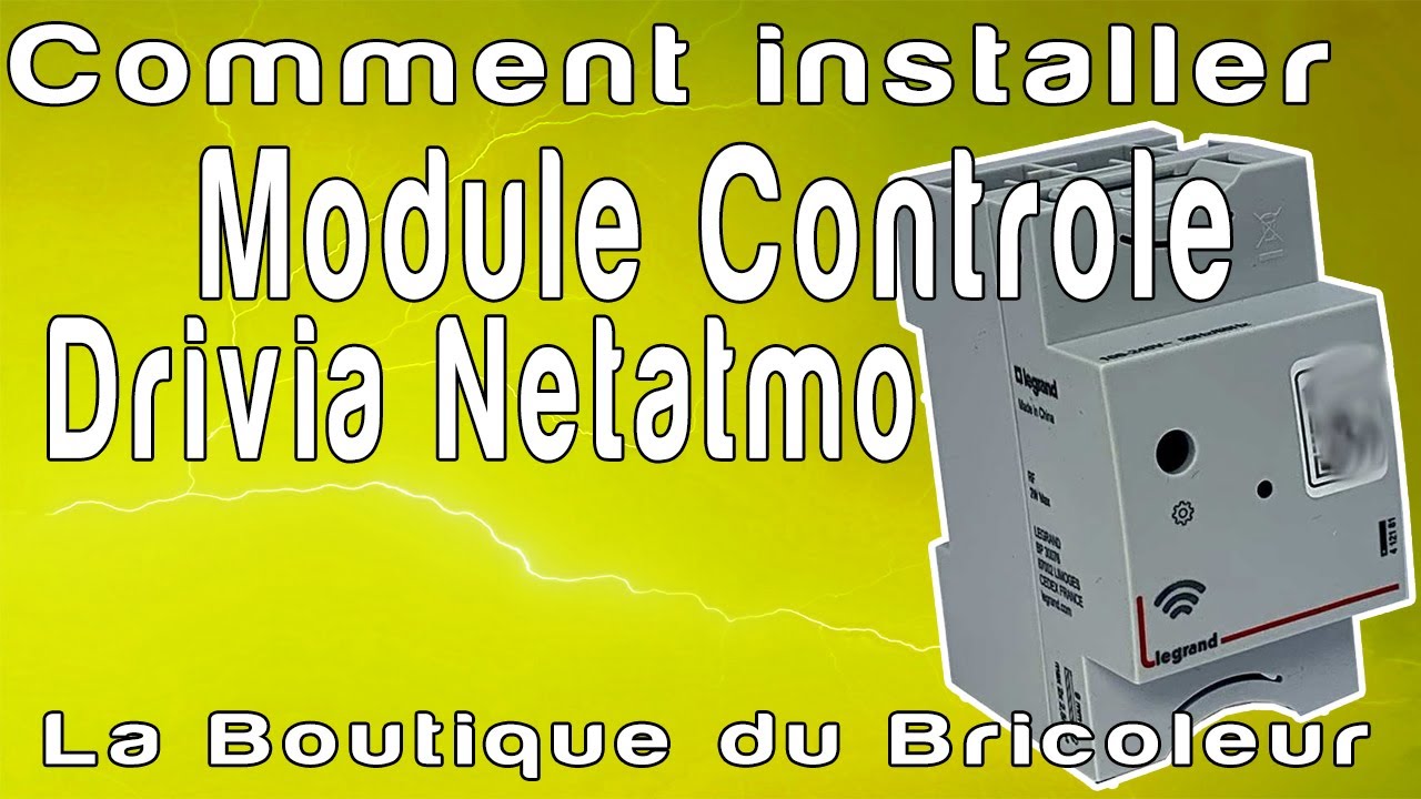 Pack connecté Drivia module Control + contacteur with Netatmo - LEGRAND