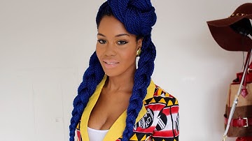 3 Ways to Style Blue Senegalese Twists