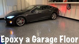 DYI Epoxy Garage Floor Tutorial | Everything you need to know