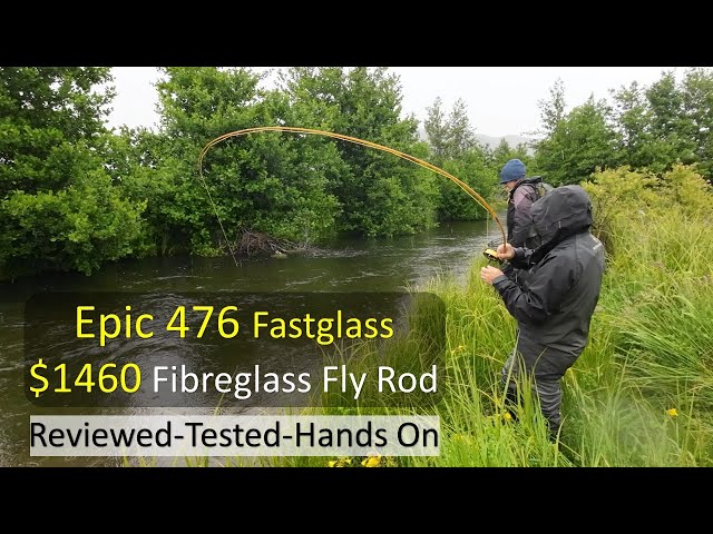 Epic fly rod 476 Fastglass Review (Hands-On, Tested, On a small stream in  New Zealand) 