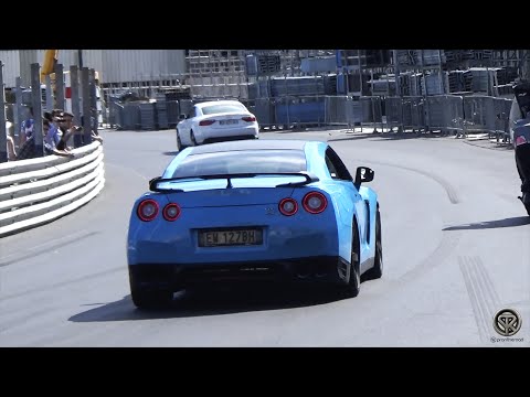 Marchettino Driving His Armytrix Nissan GT-R In Monaco!