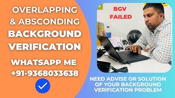 Background Verification Case no 87, Short Service & Overlapping #bgv #fakesalaryslip #termination
