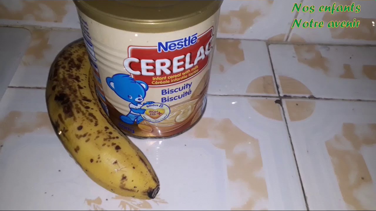 Cuisine bébé : Cérélac et banane 