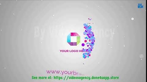 Particle Blob Logo Reveal