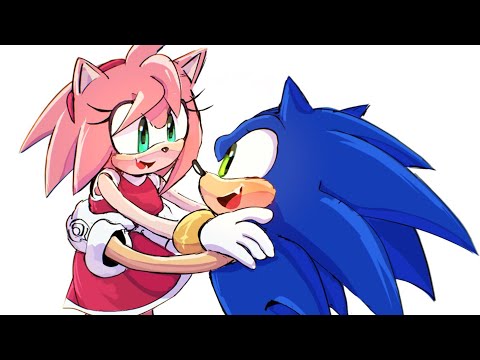 Classic Sonamy is FRICKIN ADORABLE!! (Sonic Comic Dub) 