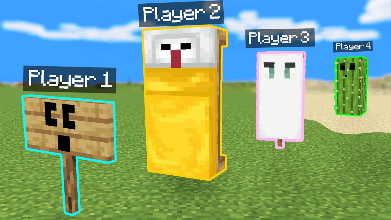 Unhinged Prop Hunt Hide and Seek in Minecraft