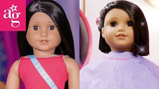 Trendy Haircut Makeover at the Doll Salon | Dolled Up With American Girl | @AmericanGirl