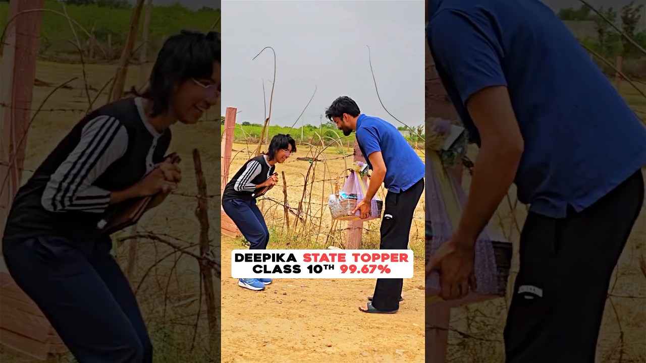 Ritik Sir gave a surprise to RBSE Class 10 topper Deepika Singh!