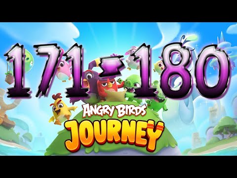 Angry Birds Journey Levels 171 to 180 walkthrough gameplay