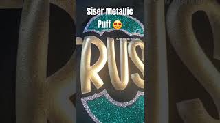Have you tried Siser Metallic Puff? #youtubeshorts #siser #metallicpuff