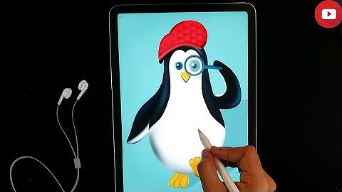 Penguin with Magnifying Glass 🔎🐧 || Illustration on Procreate || Easy Steps to make Penguin Drawing