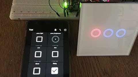 NodeMCU MQTT Touch Switch Demo