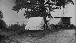 Sanitary Commission Tents, Belle Plain Landing VA 1864 [detail view](silent, still image)