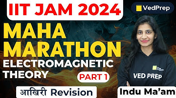 Electromagnetic theory | IIT JAM 2024 | Maha Marathon | Part- 1 | VedPrep Physics Academy