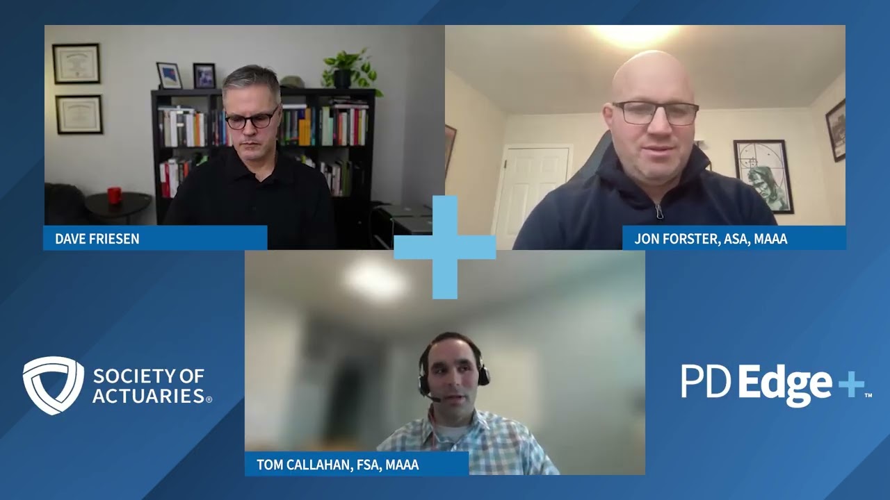 PD Edge Pod, эпизод 5: Актуарии работают с аналитиками данных при участии Тома Каллахана и Дэйва ...