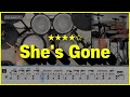 She's Gone - Steelheart (★★★★☆) Pop Drum Cover