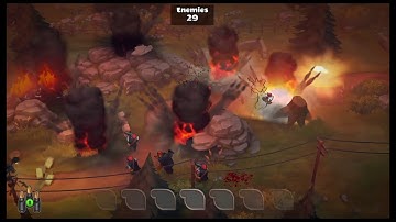 Defending From Wave 17 Troop | Guns Up! You should get this game!