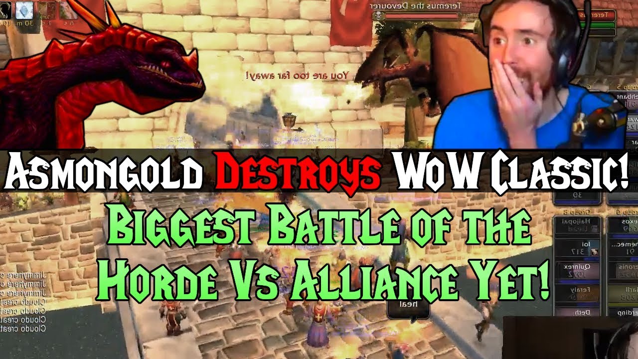 Asmongold Destroys WoW Classic!! I WoW Classic / Vanilla Funny and Best Moments I World of Warcraft