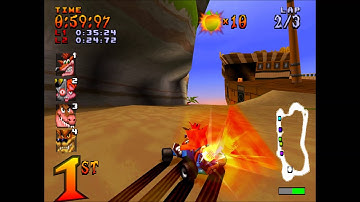 CTR - Crash Team Racing Gameplay ePSXe 1.8.0