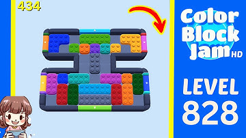 Color Block Jam Level 434 (828) Solution Walkthrough