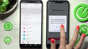 How to Transfer files from Motorola Device  to Realme Narzo 50i Prime - Send Anywhere App