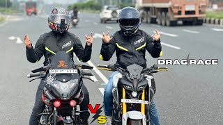 Yamaha MT 15 Bs6 Vs Bajaj Pulsar 220F Bs4 Race Till Their Potential | Shocking Results😲😲😲