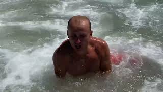 Пляж Ла Мора, Тамарит, Испания, часть 1 - La Mora Beach, Tamarit, Spain, part 1.