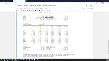 Feature selection using linear regression | P value