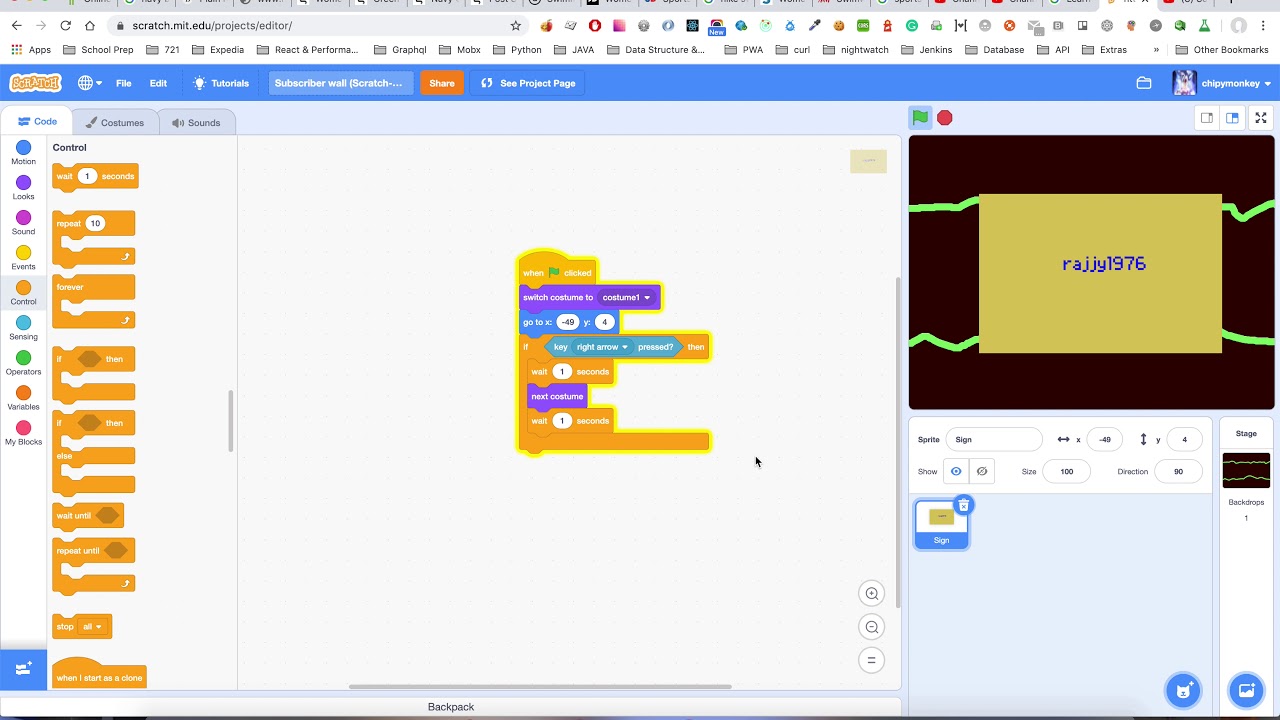 Sub Wall! On Scratch Part 2 YouTube
