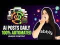 This Social Media AI Automation Creates Unique Content Daily I 100% Automated
