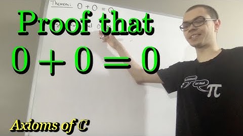 Proof that 0 + 0 = 0 (ILIEKMATHPHYSICS)