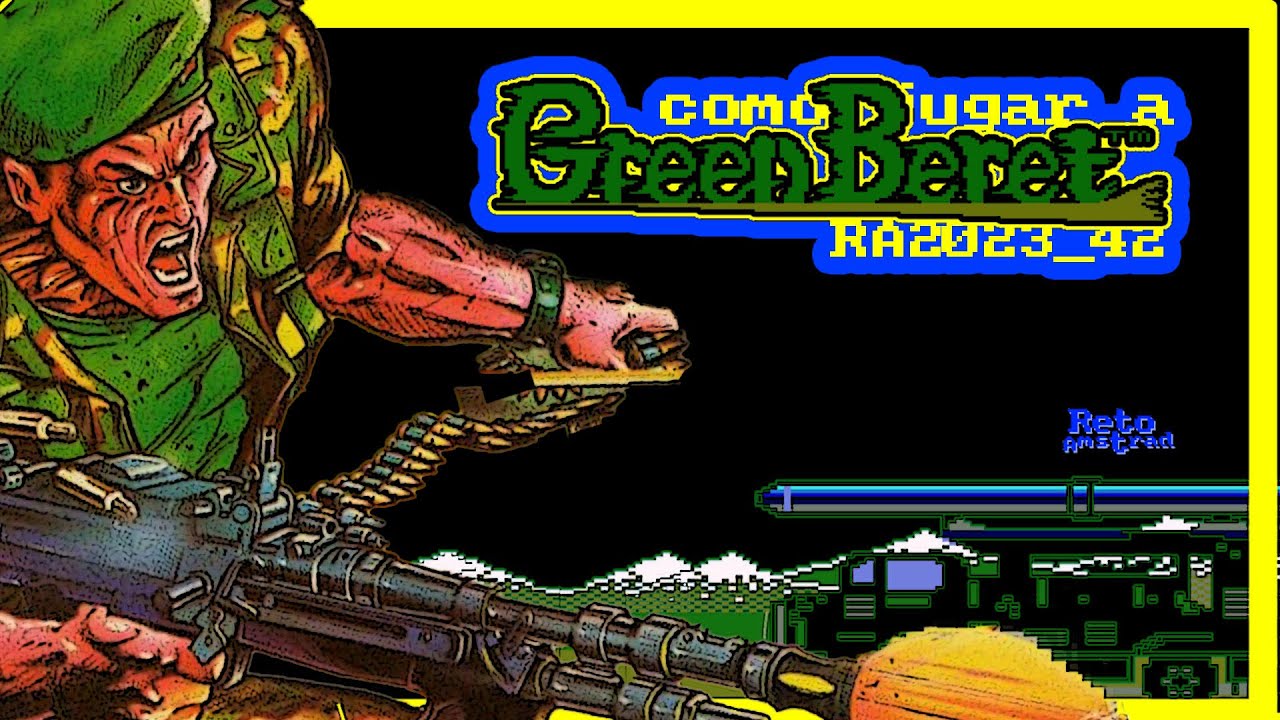 Jeu Vidéo GREEN BERET Pour MO5 / TO7/70 - Support Cassette (Fil) - Bon état