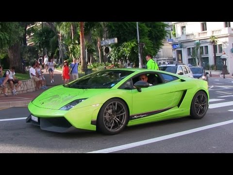 BEAUTIFULL GREEN Lamborghini Gallardo Superleggera In Monaco | WING OR NO WING?