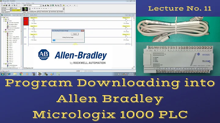 Allen Bradley Micrologix PLCs Program Downloading Procedure (Urdu/Hindi) - Lecture No. 11.