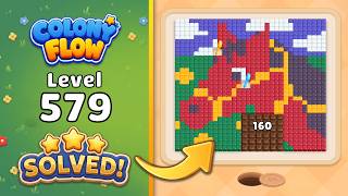 Colony Flow! - Level 579 Walkthrough 🧩 | Solution & Gameplay (ABI GAMES) 🐜