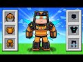 Crafting HYBRID GOD Armor in Scramble HARDCORE! (Minecraft)