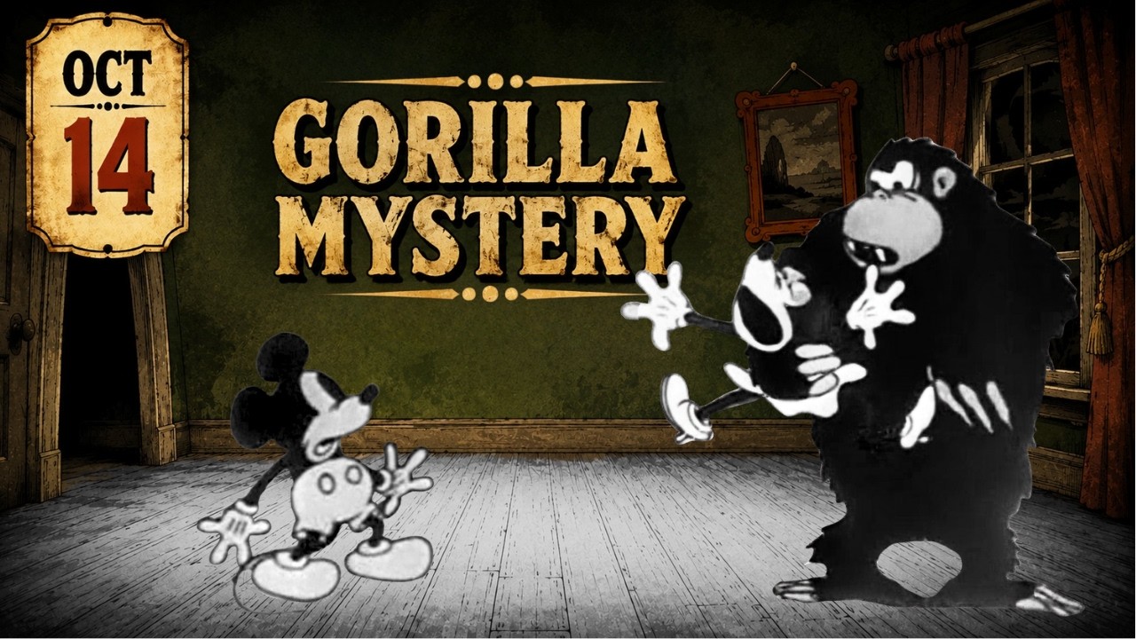 The Gorilla Mystery (1930) | A Mickey Mouse Thriller