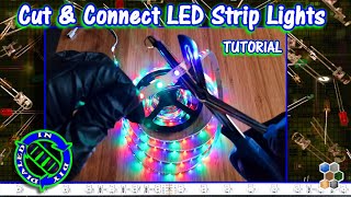 LED Ribbon Lights - how to cut and connect - easy to customize by Dialed In DIY 3,153 views 4 years ago 7 minutes, 3 seconds